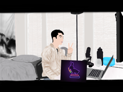 Drawing of Justin